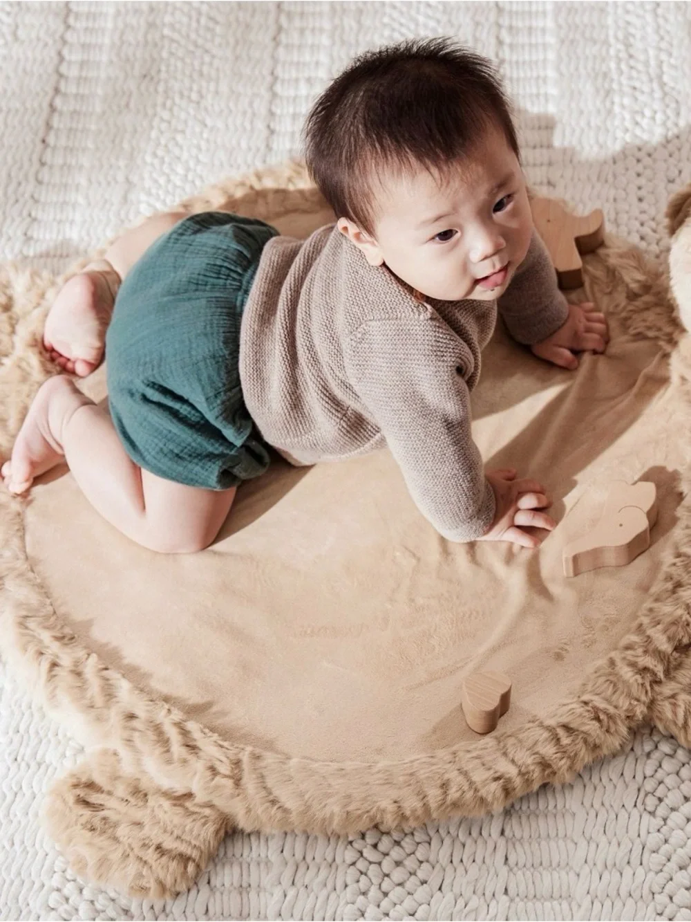 Pottery barn Kids Labradoodle Plush Play Mat